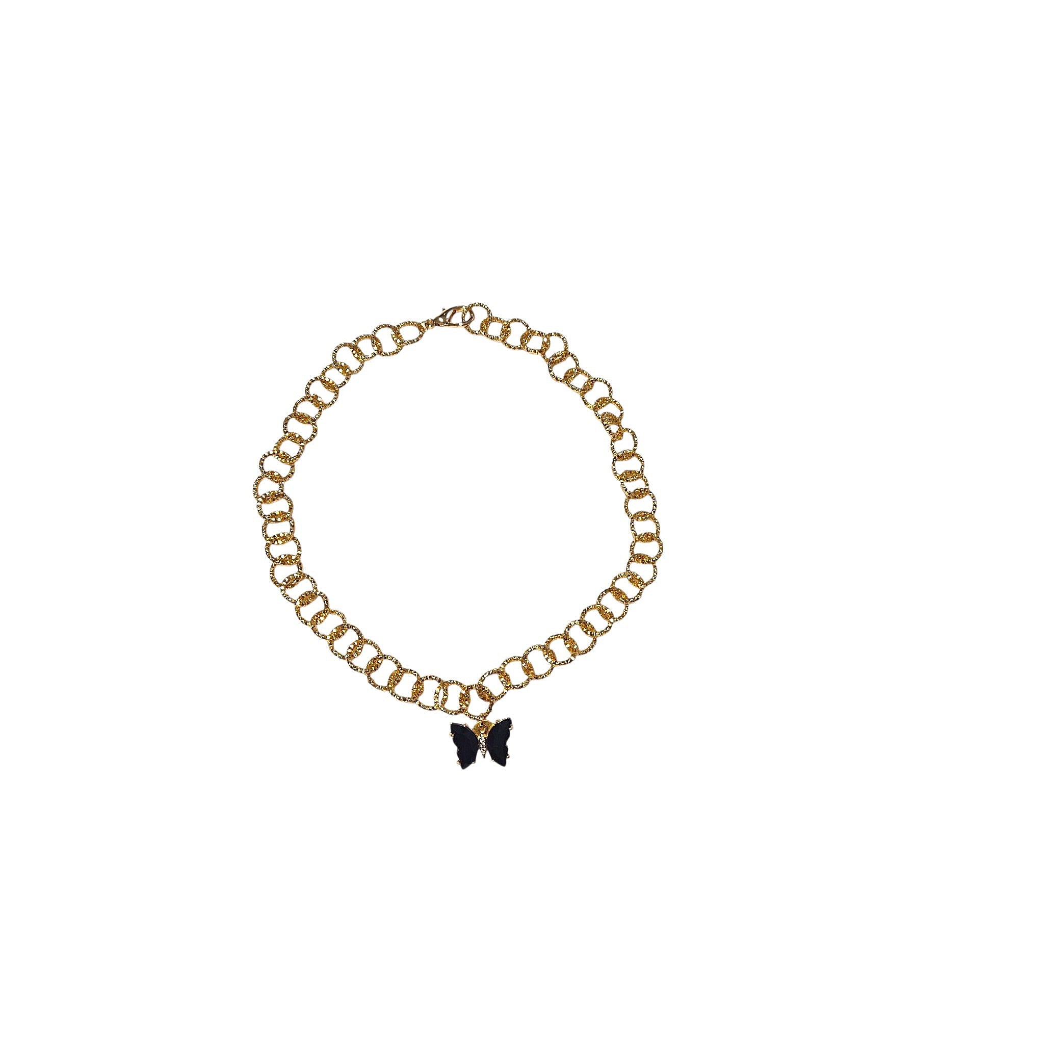 Butterfly Imperial Necklace - Collana Oro con ciondolo Farfalla