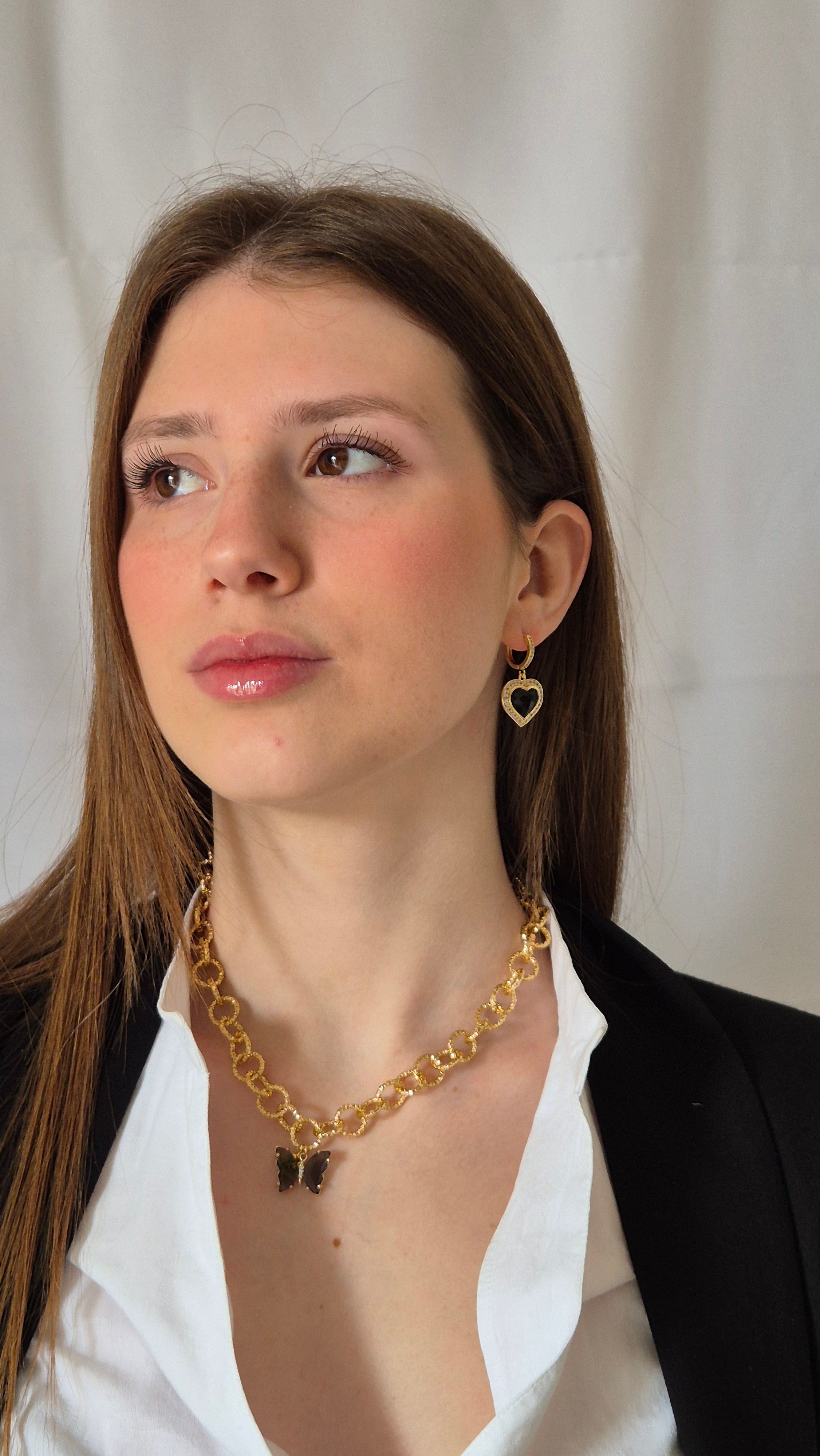 Butterfly Imperial Necklace - Collana Oro con ciondolo Farfalla