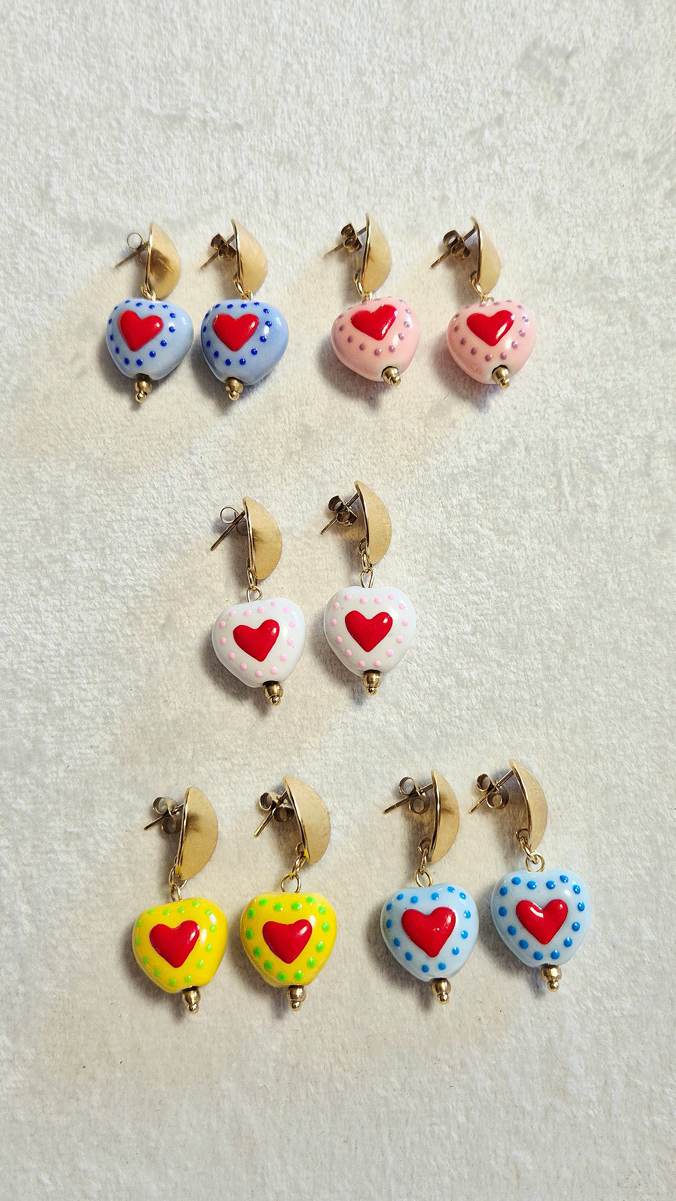 Orecchini Fun Hearts
